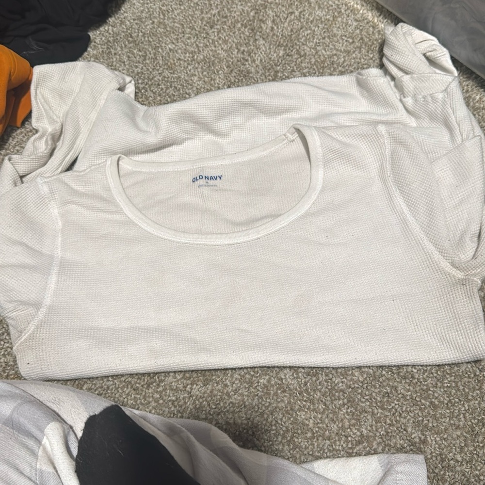 Long sleeve white shirt